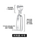 胖東來(lái)品質(zhì)平安扣扣頭上福夾翡翠玉吊墜頭配件純銀卡簡(jiǎn)約無(wú)事牌銀 中號