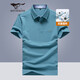七匹狼短袖T恤男夏季抗菌男士商務(wù)休閑翻領(lǐng)POLO爸爸衣服男裝上衣服飾