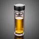 果茲GUOZI星辰商務(wù)雙層玻璃保溫杯350ml GZ-S59 小型商務(wù)辦公杯便攜式泡茶杯茶水分離杯 350ml