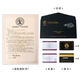 卡塞爾學(xué)院通知書(shū)?；招蒯橗堊迨澜鐦?shù)徽章屠龍游戲周邊勛章紀念原 信封+通知書(shū)+黑卡+車(chē)票