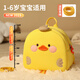 小蟲(chóng)家兒童幼兒園書(shū)包男童女孩兔子外出春游寶寶防走失背包女童3超萌2歲 黃鴨大號（適合身高90-130cm）