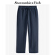 ABERCROMBIE & FITCH男裝24春秋款美式復古時尚小麋鹿抓絨運動衛(wèi)褲長褲KI134-4100 藏青色 L (180/86A)尺碼偏大，建議小一碼