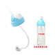 優(yōu)愛(ài)心配唄親寬口徑2代3代 奶瓶用于寬口徑吸管手柄水杯頭 2代藍色水杯轉換頭帶吸管重力球 1套