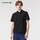 LACOSTE【七夕禮物】法國鱷魚(yú)男裝時(shí)尚通勤休閑經(jīng)典短袖Polo衫PH6232 031/黑色 2XL 7