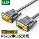 綠聯(lián)DB9串口線 RS232交叉式延長(zhǎng)線 9針串口線適用數(shù)碼機(jī)床條形碼機(jī)com口 公對(duì)母 60309