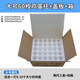 墨凜通用款防震快遞運輸專(zhuān)用禮盒珍珠棉雞蛋托土雞蛋托包裝盒泡沫紙箱 60枚蓋板大蛋托+紙箱
