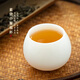 鈺銓龍門 羊脂玉瓷素?zé)鄹１?德化白瓷小號(hào)品茗茶杯功夫茶具家用客人杯 小號(hào)聚福杯-單杯（約75ml)