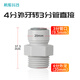 希庫2分pe管快接直通接頭純水機龍頭3分4分內(nèi)外牙6分內(nèi)牙螺紋轉(zhuǎn)換接頭 4分外牙轉(zhuǎn)3分管直接