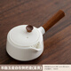 昔憶羊脂玉白瓷茶壺陶瓷側把壺家用手工簡(jiǎn)約單個(gè)功夫茶具手柄泡茶壺 羊脂玉瓷自在側把壺(富貴) 160ml