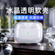 鑫客airpods4/airpods pro二代保護套第四代airpods3三代/airpods1/2保護套蘋果無線藍牙耳機防摔殼套 透明款保護套+掛繩 Airpods4第四代