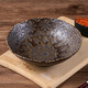可可屋日本原裝進(jìn)口美濃燒復古摩洛哥風(fēng)陶瓷餐具料理壽司盤(pán)菜盤(pán)圓盤(pán)西餐 ZAH-06淺缽 伊賀 1個(gè) 14.2cm