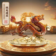朱炳仁 錢龍進寶龍 小號客廳玄關(guān)桌面擺件