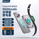 Berf【充電寶3c認(rèn)證】磁吸無線適用蘋果iphone手機(jī)apple iWatch手表三合一充電器快充Magsafe外接電池 深空灰|電量彈窗|自帶支架|可充iWatch