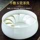 鈺銓龍門羊脂玉瓷釉燒大號茶洗 德化白瓷茶杯洗功夫茶具配件陶瓷單個水盂 羊脂玉瓷釉燒大茶洗