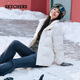 斯凱奇（Skechers）羽絨服短款冬季立領(lǐng)保暖外套百搭休閑男女同款大衣P423U038