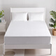 SHERWOOD防水防螨抗菌全棉毛巾布床笠隔尿墊透氣 席夢(mèng)思床護墊保護套 白色 1.5m床（150*200+30cm）