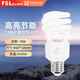 FSL佛山照明螺旋燈泡E27螺口高亮三基色電子熒光燈緊湊型節(jié)能燈 E27螺口 尺寸60*123mm功率18W 白光6500K【一個(gè)裝】