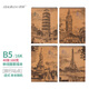 道林（DAOLEN）線(xiàn)圈素描紙本 可撕頁(yè) 空白美術(shù)繪畫(huà)大本 中小學(xué)生寫(xiě)生本 初學(xué)者涂鴉畫(huà)畫(huà)本 160g旅行站點(diǎn)-豎式 單本圖案隨機 B5-16K-40張#