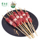 東來順 內(nèi)蒙古原切羊肉串 羊三寶 肉筋串 夏季燒烤半成品 露營燒烤串 精選原切羊肉串 400g（4紅1白）