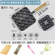 鑄鐵章魚(yú)小丸子鍋章魚(yú)丸機烤盤(pán)燒鵪鶉蛋模具家用平底鍋無(wú)涂層不粘 平底木把16孔