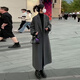 GARNUO羽絨服內膽深灰色西裝毛呢外套女2025秋冬季新款正肩加厚呢子大衣 灰色【常規內里】 S【80-100斤】