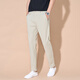MULONG PRO高端燈芯絨褲子男秋冬細紋條絨休閑褲百搭抗皺免燙修身小腳長(cháng)褲潮 米白色【長(cháng)褲】 31