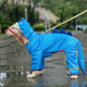嬉皮狗（hipidog）金毛狗狗雨衣中大型犬四腳防水全包雨天衣服防臟神器邊牧寵物雨披 立體鯊魚 7XL（建議體重60-70斤）