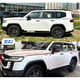 豐普拉適用豐田蘭德酷路澤車身彩條LC300原廠拉花陸地巡洋艦車貼 款式2【國產(chǎn)材質(zhì)】