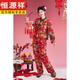 恒源祥東北大花襖季時(shí)尚花棉襖加厚棉服東北棉衣棉褲女外穿大棉襖套裝 紅色棉衣棉褲套裝 L