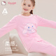 Hello Kitty女童內(nèi)衣套裝兒童秋冬裝兒童長(zhǎng)袖睡衣家居服 YGG001粉色 160cm 