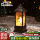 歐梵普（oufanpu）圣誕節禮物圣誕節風(fēng)燈裝飾品圣誕樹(shù)發(fā)光小夜燈布置燭臺燈桌面擺件 圣誕雪人款風(fēng)燈擺件-彩盒包裝 【免費開(kāi)票，店長(cháng)推薦】
