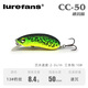 lurefans大河奔流cc50 cc60 cc70搖滾小胖子沉水浮水米諾路亞餌翹鱖鱸假餌 CC50-8.4g-13#豹紋-速沉