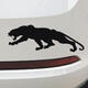 潤華年個(gè)性豹子劃痕車(chē)貼遮擋擦痕貼車(chē)門(mén)貼保險杠貼車(chē)尾貼豹子汽車(chē)貼紙 20CM*6CM黑色一對裝