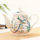 金嵐玉骨瓷花茶壺泡瓷茶壺小壺沏茶壺涼水壺單壺小號家用水具 青雀之喜-大玉蘭壺1個(gè) 1300ml