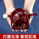 木魚法器實(shí)木木魚敲打聲音清脆佛具用品紫檀木打擊樂器家用供佛寺廟靜心 4寸香樟木木魚