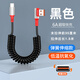 尋膜記（xunmoji）彈簧5A超級快充usb單雙彎頭66w伸縮車載carplay數(shù)據(jù)線華為蘋果iPhone安卓carlife防凍type c數(shù)據(jù)線 TC單彎頭【1條彈簧線】黑 1.5m