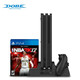 酷玩一派 PS4 Pro/slim游戲機(jī)散熱底座支架 小風(fēng)扇碟架PS4手柄充電器座充 PS4 Slim/Pro通用散熱風(fēng)扇碟架+手柄雙充
