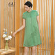 木真了連衣裙真絲中式改良中國風(fēng)旗袍裙春女307 15色 L