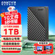 憶捷（EAGET）移動(dòng)硬盤 1TB 雙盤備份 USB3.0 G28PRO 2.5英寸 外接外置存儲(chǔ)數(shù)據(jù)照片視頻 高速傳輸防震 黑色