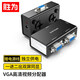勝為（shengwei）VGA分配器 一進二出高清視頻分屏器 電腦音視頻顯示器電視機一分二 2口共享器  VS-202