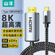 山澤Type-C轉(zhuǎn)HDMI2.1線雷電4/5轉(zhuǎn)換頭轉(zhuǎn)換器8K60Hz/4K240Hz投屏適用手機(jī)筆記本電腦MacBook Air 1.5米