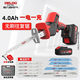 德力西（DELIXI） 無(wú)刷鋰電馬刀鋸?fù)鶑?fù)鋸鋰家用小型手持電動(dòng)鋸充電電動(dòng)鋸骨頭凍肉 無(wú)刷往復(fù)鋸4.0Ah一電+8鋸條