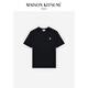Maison Kitsune【折扣臻選】  春夏經(jīng)典狐貍頭復古圓領(lǐng)T恤短袖 P199【黑色】 M