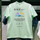 耐克（NIKE）短袖T恤男士2025夏季新款運動(dòng)服針織透氣圓領(lǐng)半袖上衣HF6172-053 HF6172-376綠色純棉 L 推薦130-150斤