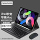 CANHOOGD適用iPad Air11/5/4鍵盤(pán)保護套mini7/6蘋(píng)果11/10/9/8代pro11帶筆槽24款迷你7/5/4平板鍵盤(pán)鼠標套裝 尊貴黑「保護套+鍵盤(pán)+鼠標+鋼化膜+貼紙」 iPa