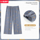 恒源祥2025新款睡褲女夏季棉質(zhì)加大碼薄款七分褲休閑家居褲夏天單件中褲 5247# L [建議100-120斤]