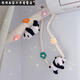安俊晟臥室空調(diào)管子裝飾遮擋客廳DIY棉麻繩包暖氣燃?xì)庀滤艿勒诔笊衿?20米白棉繩+2熊貓+5朵花有膠棒