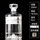 賈思德酒瓶空瓶玻璃裝酒容器一斤裝密封果酒瓶泡酒家用白酒瓶子定制 冰山透明 500ml