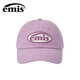 EMIS帽子gray同款情侶休閑時(shí)尚軟頂鴨舌帽運動(dòng)帽女神禮物遮陽(yáng)帽 同色系徽章-淡紫色 均碼