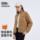 拓路者（Pioneer Camp）女款仿羊羔絨加厚外套女顆粒絨立領(lǐng)抓絨衣冬季保暖時尚簡約開衫 咖色 S